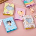 Cute Bear Photo Album 3 Inch Love Heart Hollow Picture Storage Case Kpop Card Binder Name Card Book Photocard Holder 40 Pockets. 
