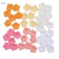 Artificial Craft Flowers, Artificial Flowers, Cherry Blossoms Faux Flower Heads for Crafts, Cherry Blossom Petals, for Wreath DIY Background. 