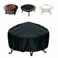 Duty Grill Rain Protective Outdoor Barbecue Cover Round Weather Resistant Cover Rainproof Dustproof UV Protector Outdoor. 
