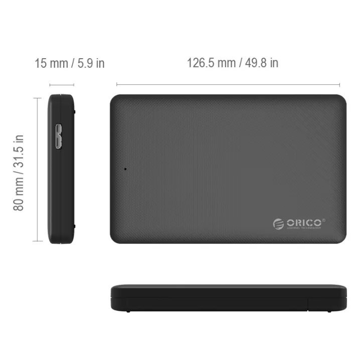 ORICO%202.5%20inch%20USB3.0%20Hard%20Drive%20Enclosure%202577U3%20USB3.0%20to%20SATA%20III,%20Upto%202TB%20Capacity%20in%20very%20compact%20design,%20Easy%20to%20use%20-%20Image%205