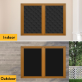 Heat Reduction Privacy Window Film Reusable Black Window Film Uv Static Cling for Bathroom Glass Doors Office. 