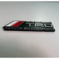 TRD Racing Development Aluminum Emblem Decals Sticker for Toyota Fortuner Vios Innova. 