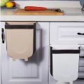 Portable Folding Waste Bin Kitchen Cabinet Door Hanging Trash Foldable Trash Bin | Foldable Dustbin | Hanging Garbage Organizer | Portable Kitchen Wall Mount Hanging Garbage Holder. 
