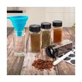 Spices Glass Bottle Set with Lid 110ml Glass jar 1pcs. 