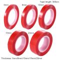 Reusable Waterproof Acrylic Mounting Tape No Traces Adhesive Tape Car Stickers Transparent Double Sided Tape Sided Adhesive Nano Tape Adhesive Sticker. 