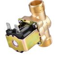 1/2 inch Ac 220V Normally Closed Brass Electric Solenoid Magnetic Valve for Water Control Chemical Liquid Industry Pumps. 
