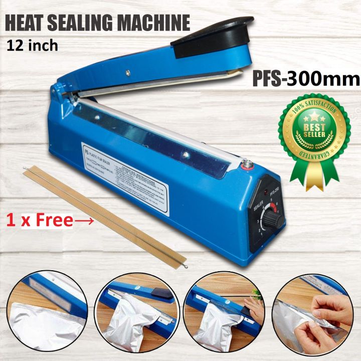 12 inch Impulse Polythene Sealer PFS-300 for Food Pack Packaging Plastic Bag Vacuum Heat Sealer Machine