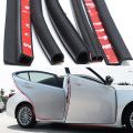 【Type Z】 Car 4 Meters Shape B P Big D Car Door Seal EPDM Rubber Noise Insulation Weatherstrip Soundproof Seal Strong. 