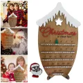 Xmas Advent Calendar Christmas Advent Calendar House 25 Days Countdown Wall Art Decoration Smooth Edge Burr-free Perfect for Southeast Asian Buyers Christmas Ornament. 