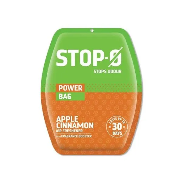 Stops Odour Power Bag Apple Cinnamon Air Freshener With Fragrance Booster