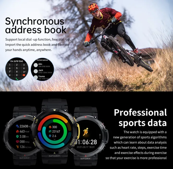 NEW%20Smart%20Watch%20for%20Men%20Bluetooth%20Sport%20400mAh%20Long%20Standby%201.39%20Inch%20360*360%20HD%20Screen%20Outdoors%20Smartwatch%20L33%20LIGE%202026%20-%20Image%205