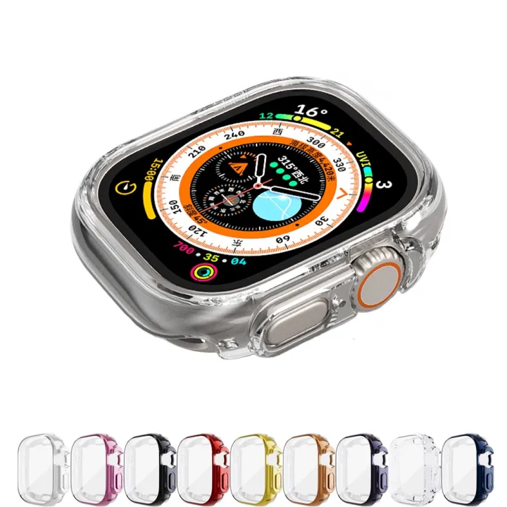 Glass+Cover%20For%20Smart%20Watch%20case%2049mm%20Accessories%20All-Around%20PC%20Screen%20Protector%20Bumper%20Tempered%20cover%20HW8%20ULTRA%20Z55%20ULTRA%20T800%20ULTRA%20Z59%20ULTRA%20HW8%20ULTRA%20MAX%20watch%208%20Ultra%20case%20-%20Image%204