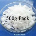 Soap making Caustic soda sodium hydroxide flakes potassium hydroxide soda ash lye packet as a detergent floor cleaner and drain cleaner – 500g. 