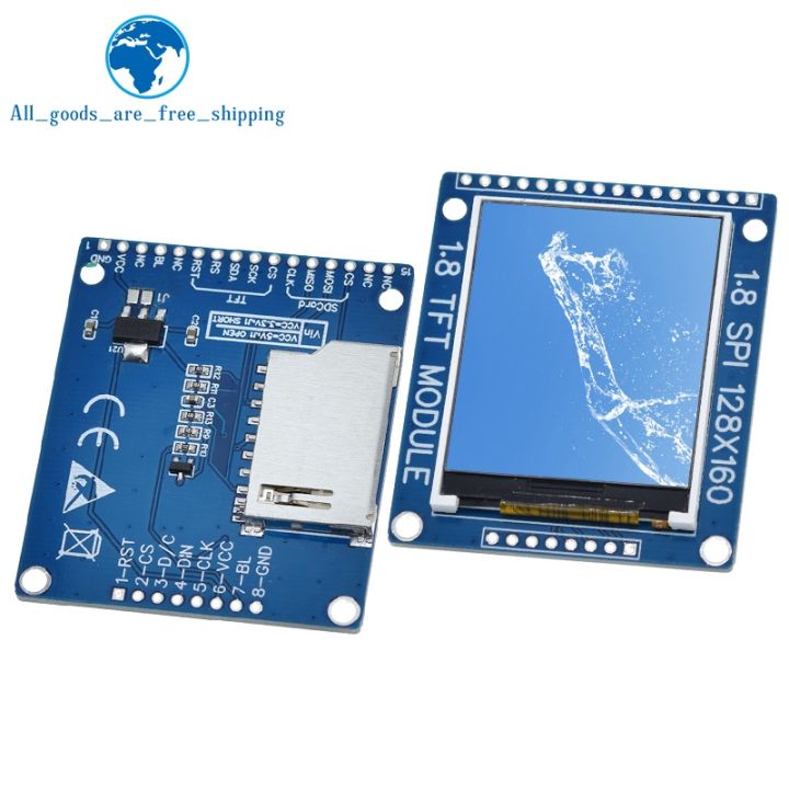 1/5PCS%201.8%20Inch%20Serial%20SPI%20TFT%20LCD%20Module%20Display%20Adapter%20IC%20128x160%20Dot%20Matrix%203.3V%205V%20IO%20Inerface%20Cmmpatible%20For%20Arduino%20-%20Image%202
