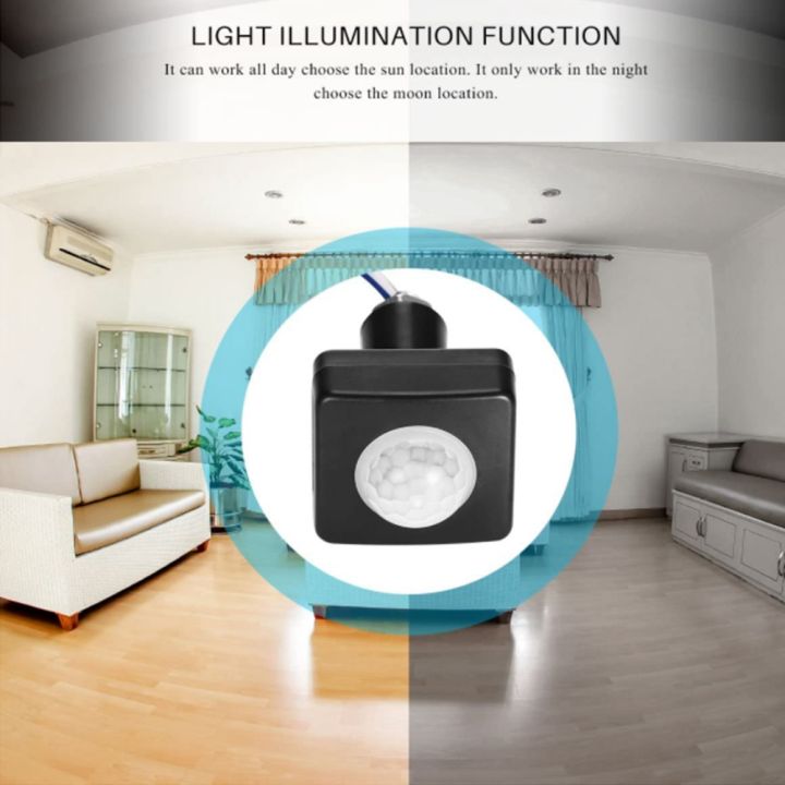 220V%20Mini%20Human%20Body%20Infrared%20Sensor%20Infrared%20Body%20Sensor%20Switch%20LED%20Flood%20Light%20PIR%20Motion%20Sensor%20Adjustable%20Black%20-%20Image%203