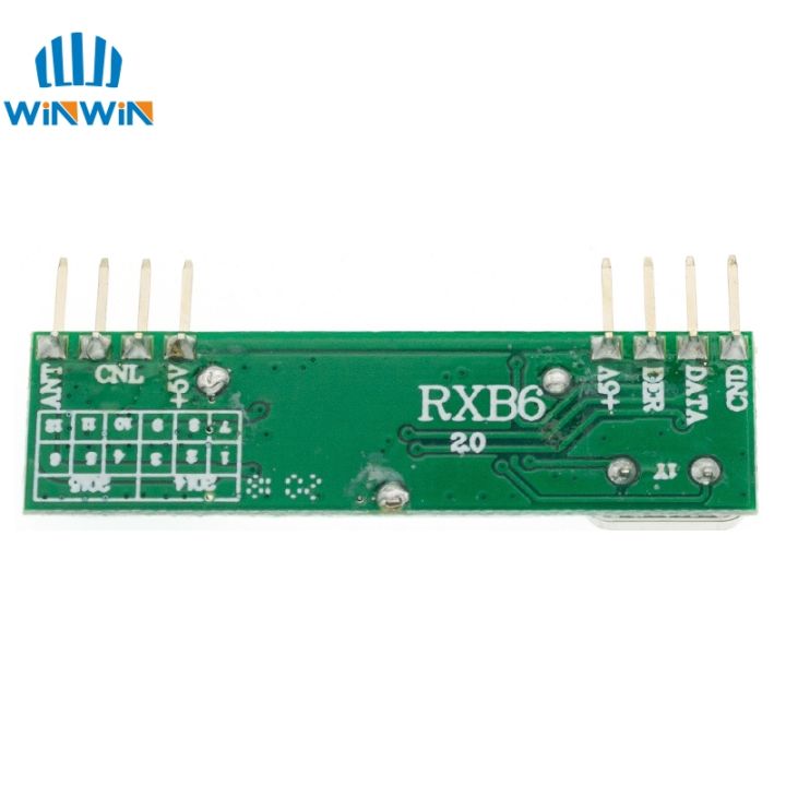 Dc3v-5.5v Rxb6 433mhz Rf Superheterodyne Wireless Module With The Decoding For Arduino/arm/avr