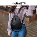 MATEYOYO Women's Fashion Backpack Simple Bag Waterproof Large Capacity Backpack PU Women Small Backpack School Bag for Teenager Girls Travel Backpack. 