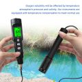 Extensive Use 0-40mg/L Dissolved Oxygen Meter Digital Oxygen Concentration Tester Plastic Sensitive probe Water Quality Analyzer laboratory. 