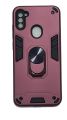 SAMSUNG M11 & A11 Hard Shockproof Armor Back Cover with Finger Holder Ring Back. 