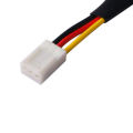 10PCS 3PIN Reduce PC Fan Speed Noise Extension Resistor Cable Wire 3 Pin Male to Female Connector for PC Fan. 