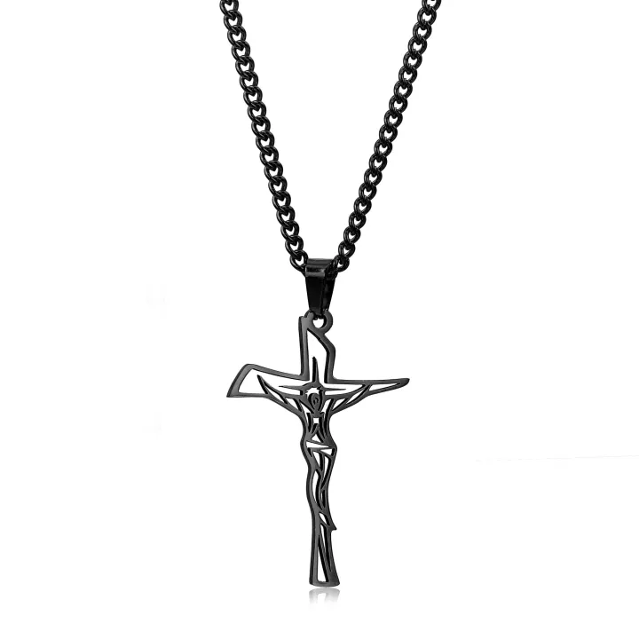 %E3%80%90ALLGOOD%E3%80%91Stainless%20Steel%20%20%20Cross%20Necklace%20For%20Women%20Men%20Chains%20Religion%20Cross%20Pendants%20Choker%20Jewelry%20Prayer%20Baptism%20Gifts%20-%20Image%208
