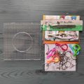 24/48/36 colors box set hama beads 5mm perler Kids 3D puzzles toys fuse beads pegboard sheets paper. 