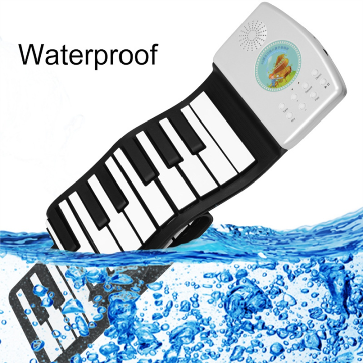 49 -Key Electronic Hand Roll Piano Portable Keyboard White | Daraz.lk