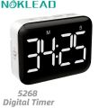 NOKLEAD Digital Screen Kitchen Timer Display Digital Timer Square Cooking Count Up Countdown Alarm Clock Sleep Stopwatch Clock. 