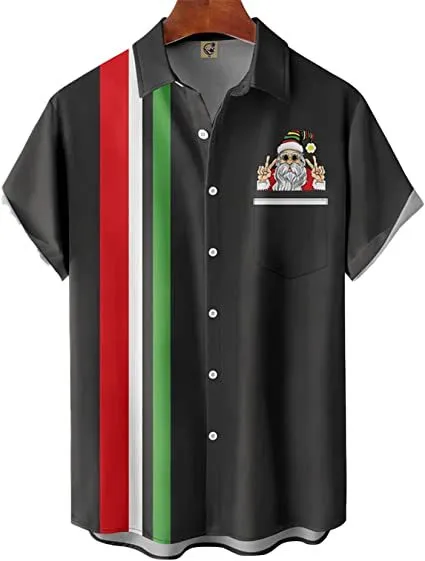 Foreign%20Trade%20Men's%20Lapel3dStriped%20Printed%20Shirt%20Men's%20Shirt%20AmazonebayForeign%20Trade%20Cross-Border%20Shirt%20-%20Image%207