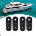 4x Boat Top Fitting Marine Hardware Eye End Cap Nylon Round Inside Eye End. 