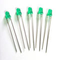 100pcs 3mm LED Diffused Green Color LED Bulbs Light Emitting Diodes. 