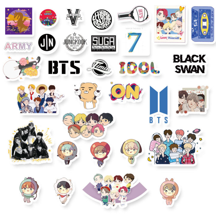 20/40/60pcs%20BTS%20Stickers%20KPOP%20Music%20Korean%20Boys%20Band%20Stickers%20for%20Laptop%20Scrapbook%20Journal%20Kids%20Girls%20Boys%20Stickers%20-%20Image%204