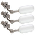 3-Piece Float Valve Set, 1 / 2-Inch Water Supply Pipe Float Valve with Adjusting Arm for Swimming Pool, Aquarium (Gray). 