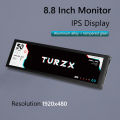 8.8 Inch Lcd Screen Cpu Gpu Ram Hdd Long Strip Capacitive Touch Temperature Monitoring 480x1920 Aida64 Diy Themes Freely. 