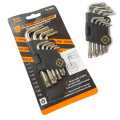 9Pcs Allen Key Double-End L Type Hex Key Hexagon Wrench Tools Set Spanner Screwdriver Kit. 