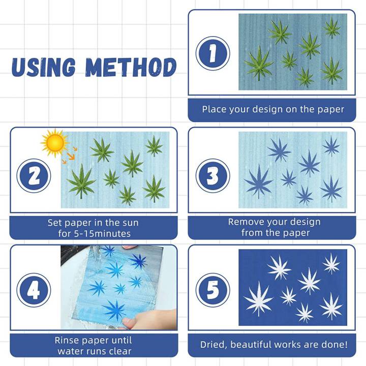 48%20Sheets%20Sun%20Printing%20Paper%20Kit%20Blue%20Format%20Paper%20A4%20A5%20Solar%20Painting%20Art%20Paper%20-%20Image%206