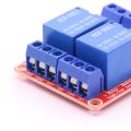 6Pcs 5V 2 Channel Relay Module High and Low Level Trigger Relay Control with Optocoupler Two Way Relays. 