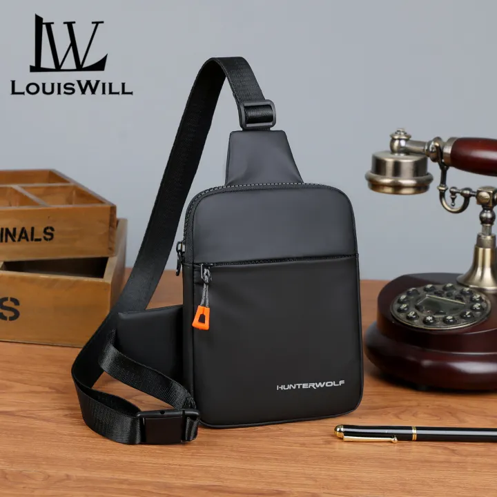 LouisWill%20Men's%20Chest%20Bag%20Casual%20Shoulder%20Bag%20Cross%20Body%20Bag%20Pouch%20Bag%20Lightweight%20Casual%20Bag%20Fashion%20Shoulder%20Bag%20Waterproof%20Casual%20Sport%20Street%20Bag%20for%20Travel%20Outdoor%20-%20Image%202