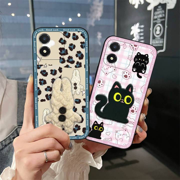 Waterproof%20Protective%20Phone%20Case%20For%20Honor%20X5%20Cute%20Cartoon%20Phone%20Pouch%20Dirt-resistant%20Embroidery%20Anti-dust%203D%20Silicone%20-%20Image%205