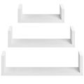 wall Floating Wall Shelf 3 pair high durable waterproof Shelfs in the living room, bedroom, or kitchen.. 