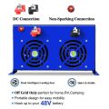 10000W Pure Sine Wave Inverter 24V 220V Solar Power Inverter Battery Bank Converter 12V/36V/48V/96V DC to 110V/120V/230V/240V AC. 