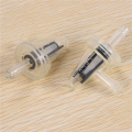 2x MOTORCYCLE CLEAR INLINE GAS RIGHT ANGLE FUEL FILTER 1/4 6/7MM BIKE. 
