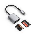 USB C Memory Pro Duo Adapter for MS/SD Reader for Lightning Type-c Device SD Adapter Supports SD/SDHC/MS. 
