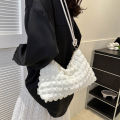 New Trend Bubble Pleated Bag Women's Underarm Handbag Simple Shoulder Bag Cherry Super Store. 