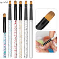 Myyeah Nail Art Acrylic Brush Solid Polish Painting UV Gel Extension Builder Brush Nail Drawing Pen DIY Manicure Tool. 