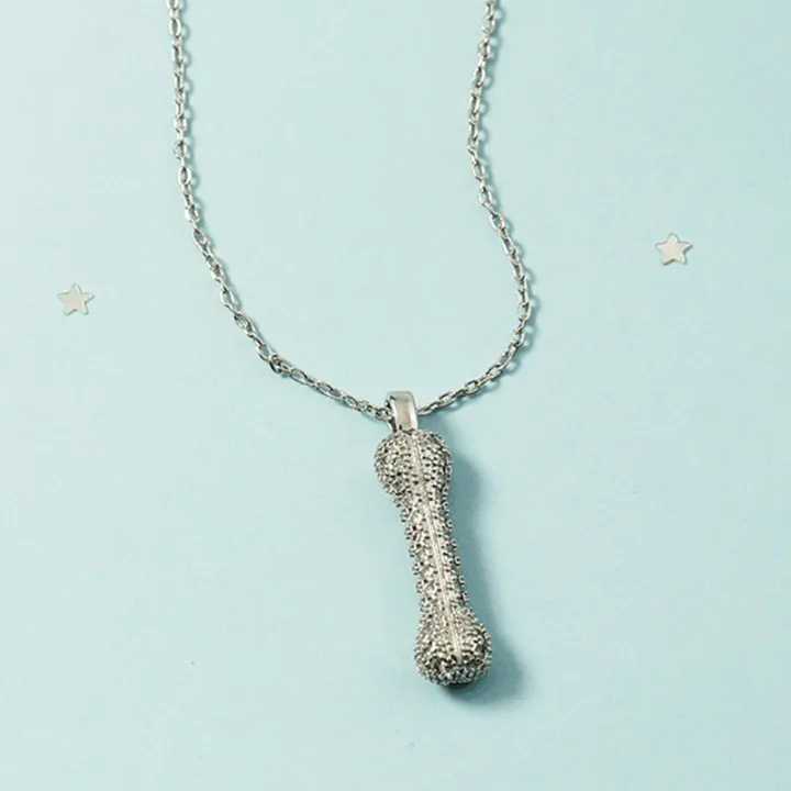 Star%20Wang%20Yibo%20Full%20Diamond%20Dog%20Bone%20Necklace%20Men's%20Hip%20Hop%20Simple%20Fashion%20Japan%20and%20South%20Korea%20Niche%20Personality%20Pendant%20-%20Image%205