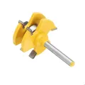 Drillpro 6mm Shank 3Tooth T Mortise TenonKnife Tools DIY Woodworking Milling Cutter Tongue Groove Router. 