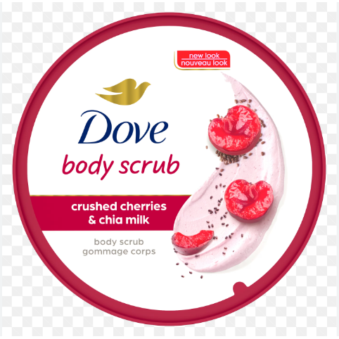 Dove Exfoliating Body Polish Crushed Cherries & Chia Milk Body Scrub