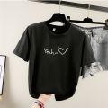 Short Sleeve T Shirt Women Ladies Polyester Tee Baju Outfit Perempuan Style 有領 t shirt 女 T Shirts for Women. 