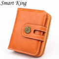 【BestGO】Smart King New Fashion Super Hot New Fashion Short Wallet Purse For Women Girls Pu Leather Korea Fashion Ladies Coin Bag Card Clip High Capacity Cute Wallets. 